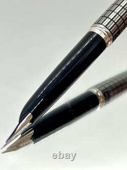 PILOT Fountain Pen Elite Black checks Fine-nib 18k-750 Vintage Made in 1974