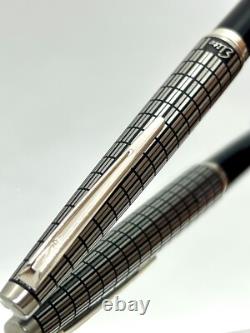 PILOT Fountain Pen Elite Black checks Fine-nib 18k-750 Vintage Made in 1974