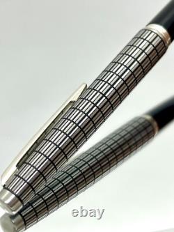 PILOT Fountain Pen Elite Black checks Fine-nib 18k-750 Vintage Made in 1974