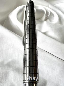 PILOT Fountain Pen Elite Black checks nib-F 14k-585 Vintage Made in 1981