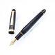 Platinum Fountain Pen 3776 Century Pnb-10000 Black In Black Nib Uef 14k