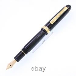 PLATINUM Fountain Pen 3776 Century PNB-10000 Black in Black Nib UEF 14K