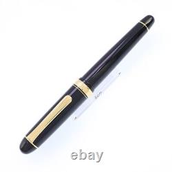 PLATINUM Fountain Pen 3776 Century PNB-10000 Black in Black Nib UEF 14K