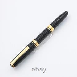 PLATINUM Fountain Pen 3776 Gathered Black Nib M 14K