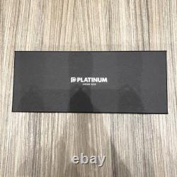 PLATINUM Fountain Pen Urushi Makie Black Wave & Bird Motif with Box