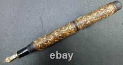 PLATINUM Izumo Bamboo Knitting Fountain Pen Yokoajiro PBA-120000Y Nib B