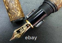 PLATINUM Izumo Bamboo Knitting Fountain Pen Yokoajiro PBA-120000Y Nib B