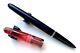 Parker 51 Black Fountain Pen Withcustomized Red Demonstrator Cap, 1999 (cm2262)