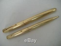 Parker 51 Presidential Aerometric Demi Set 14k solid GOLD 1950