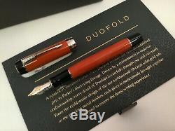 Parker Duofold Centennial Fountain Pen Big Red Special Edition 18k Nib Fine Pt
