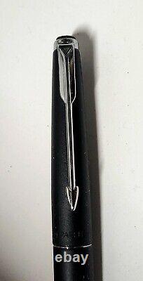 Parker Falcon 50 Fountain Pen Black TX 1978 With Clip