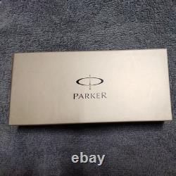 Parker Fountain Pen Black With Gold Trim. Medium Nib