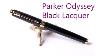 Parker Odyssey Black Lacquer Gold Trim Fountain Pen Review Parker Im Fountain Pen Review