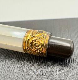 Paul E Wirt Mother Of Pearl Slip Cap Eyedropper Fountain Pen F 14k Flex