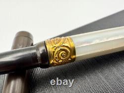 Paul E Wirt Mother Of Pearl Slip Cap Eyedropper Fountain Pen F 14k Flex