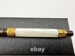 Paul E Wirt Mother Of Pearl Slip Cap Eyedropper Fountain Pen F 14k Flex