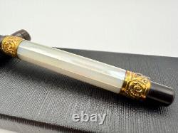 Paul E Wirt Mother Of Pearl Slip Cap Eyedropper Fountain Pen F 14k Flex