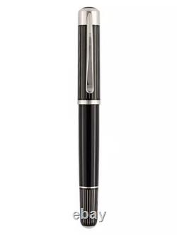 Pelikan Ductus Fountain Pen Silver-Black P3100 Special Edition Extra Fine