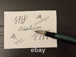 Pelikan Fountain Pen M600 Souveran Black/Green 14Kt Medium Pt