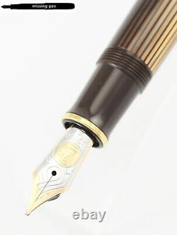 Pelikan Fountain Pen M800 Special Edition Brown Black 18K nib from 2019