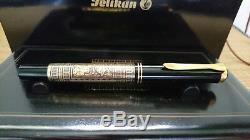 Pelikan M700 Black Toledo Fountain Pen Pre-unification Edition (18C Gold B nib)