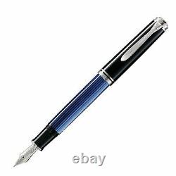Pelikan Souveran M405 Black-Blue Fountain Pen Medium