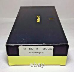 Pelikan Souveran M600M Fountain Pen Green & Black Medium Nib New In Box Product