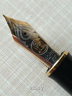 Pelikan Ultimate M1000 Souveran Fountain pen in Black EF Nib 18k/750