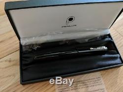 Penlux The Queen Black Ebonite Rhodium Fountain Pen Killer Price