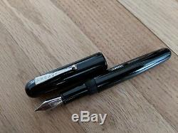 Penlux The Queen Black Ebonite Rhodium Fountain Pen Killer Price