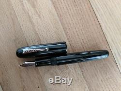 Penlux The Queen Black Ebonite Rhodium Fountain Pen Killer Price