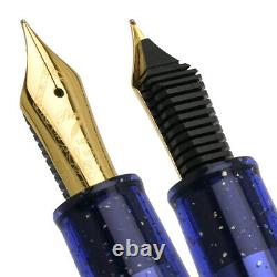 Pent x Sailor Fountain Pen TenkuBirei Starry Night Black Blue Lame Limited Japan