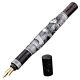 Picasso 14k Dream Collection Fountain Pen Medium With Gift Box, Gray Metal