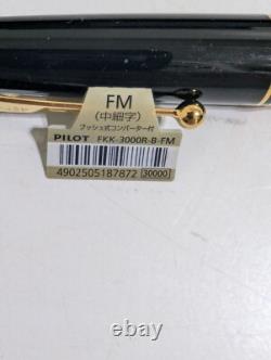 Pilot CUSTOM743 Fountain Pen Black Fine Medium Nib FKK-3000R-B-FM NEW