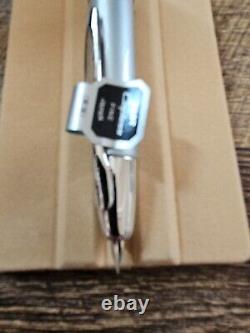 Pilot Capless Stripe Fountain Pen Chrome Fine 60158 Free Shipping