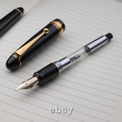 Pilot Custom 742 Black Long Body Large 14K-585 Gold Falcon FA Nib Fountain Pen
