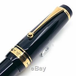 Pilot Custom Urushi Lacquer No. 30 Black Huge 18K nib Fountain Pen