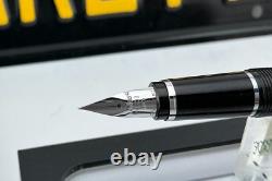 Pilot FALCON Fountain Pen BLACK 14k SF nib MINT Stickered Boxed