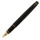 Pilot Falcon Fountain Pen Black & Gold Soft Flexible Extra Fine Nib New