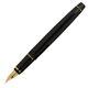 Pilot Falcon Fountain Pen In Black & Gold Soft Flexible Extra Fine Point New
