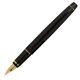 Pilot Falcon Fountain Pen In Black & Gold Soft Flexible Fine Point New In Box