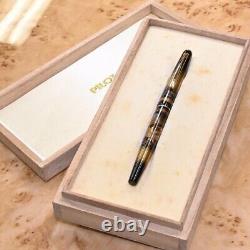 Pilot Fountain Pen Black Lacquer Gold Accents Maki-e kokkoukai Chiyama K18 Rare