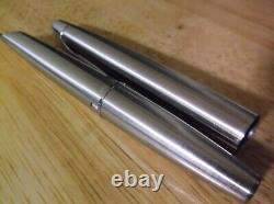 Pilot Fountain Pen Myu 701 Stainless Steel F Nib Vintage Cleaned from Japan