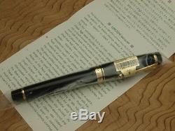 Pilot (NAMIKI) Custom 845 Broad-nib Ebonite Black Urushi Lacquer with converter