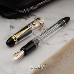 Pilot Namiki Custom 823 Transparent No Color Plunger Type 14K Nib Fountain Pen