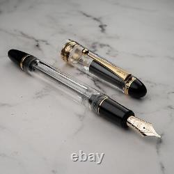 Pilot Namiki Custom 823 Transparent No Color Plunger Type 14K Nib Fountain Pen