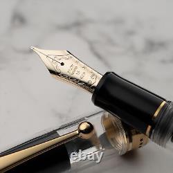 Pilot Namiki Custom 823 Transparent No Color Plunger Type 14K Nib Fountain Pen