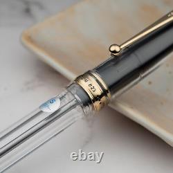 Pilot Namiki Custom 823 Transparent No Color Plunger Type 14K Nib Fountain Pen