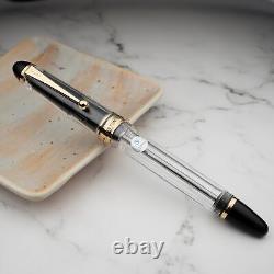 Pilot Namiki Custom 823 Transparent No Color Plunger Type 14K Nib Fountain Pen