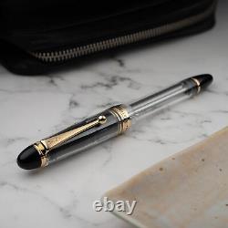 Pilot Namiki Custom 823 Transparent No Color Plunger Type 14K Nib Fountain Pen